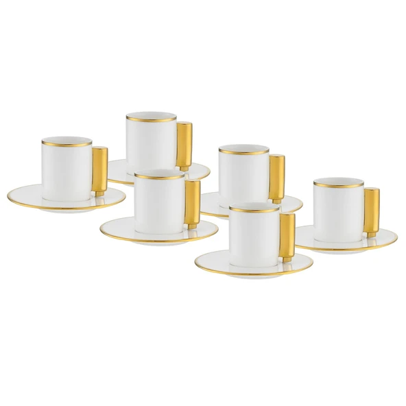Emsan Modern 80 ml 6'lı Kahve Fincan Takımı - Resim 6