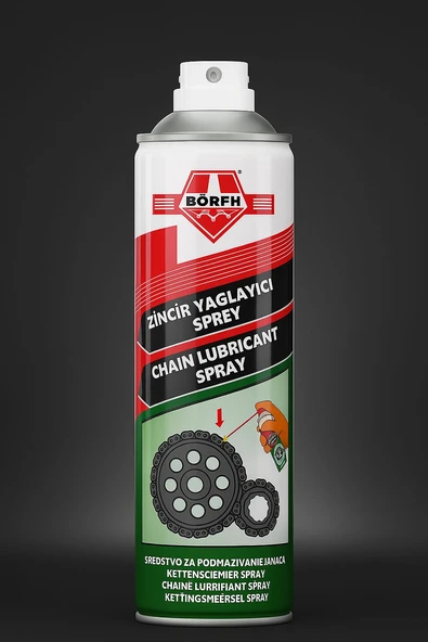 BÖRFH MOTOSİKLET -FORKLİFT-LİFT ZİNCİR YAĞI 500 ML