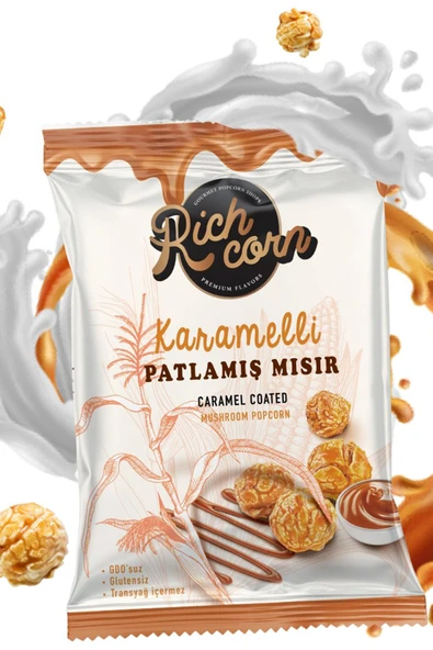 Richcorn Karamelli Mushroom Popcorn