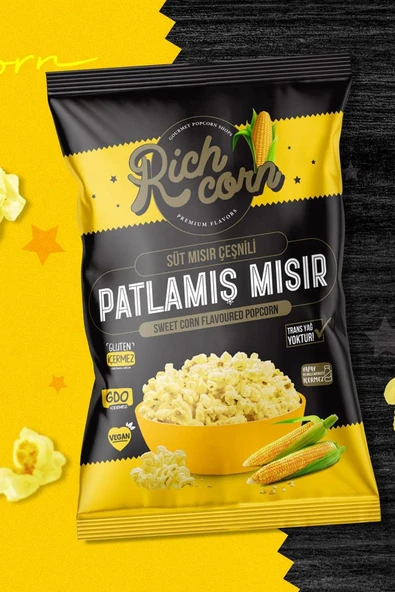 Richcorn Süt Mısır Çeşnili Popcorn