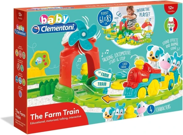 Clementoni 17385 Baby Clementoni Çiftlik Treni 12 Ay ve üzeri - 2