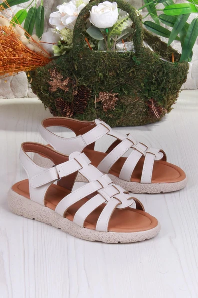 Fort 35904 Mavişim Rahat Esnek Çırt Bağlamalı Kadın Sandalet - Resim 10