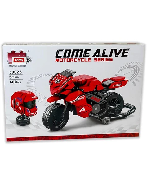 Ctoys Come Alive Blok Yarış Motoru 400 Parça 30025 ürün görseli 1