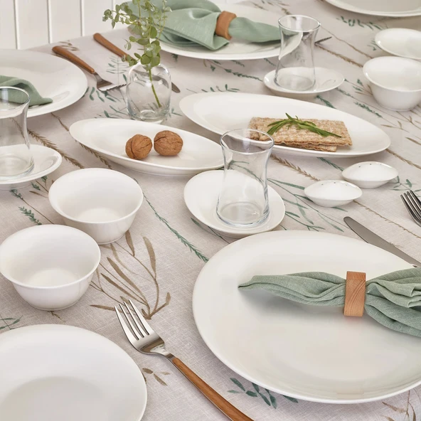 Karaca Forever Bone Lal 29 Parça 6 Kişilik Kahvaltı Takımı ürün görseli