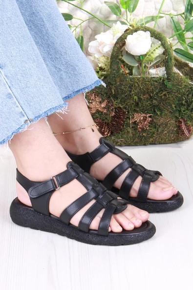 Fort 35904 Mavişim Rahat Esnek Çırt Bağlamalı Kadın Sandalet ürün görseli