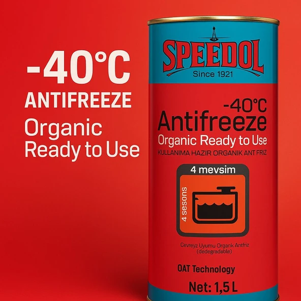 SPEEDOL ORGANİK HAZIR ANTİFRİZ-40 1.5 LT