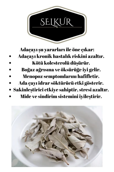 SELKUR  Ada Çayı 1kg Sıyırma - Resim 4