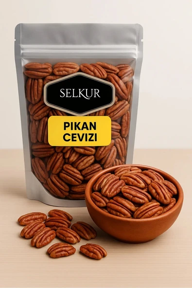 SELKUR  Pikan Cevizi 1KG(YENİ MAHSÜL-KABUKSUZ) ürün görseli 1