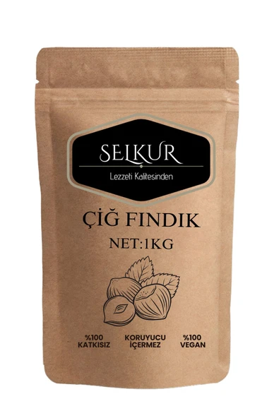 SELKUR Çiğ Fındık 1kg Doypack Ambalaj Iri Tane - 4