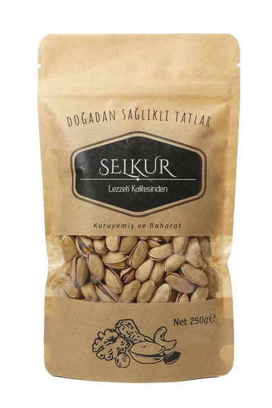 SELKUR  Antep Fıstığı 250gr(kilitli Ambalajda Kavrulmuş) ürün görseli