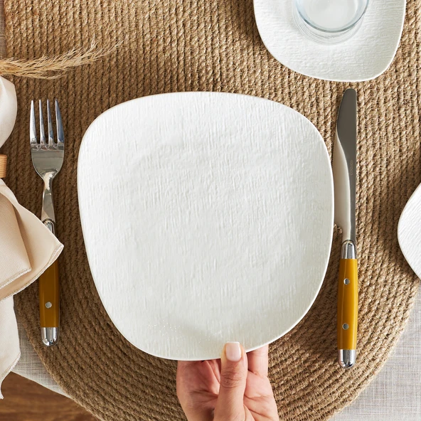 Karaca Forever Bone Cliff 26 Parça 6 Kişilik Kahvaltı Takımı - Resim 3