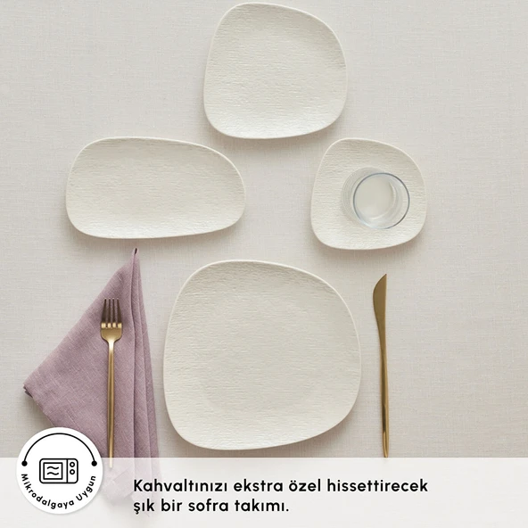 Karaca Forever Bone Cliff 26 Parça 6 Kişilik Kahvaltı Takımı - Resim 7