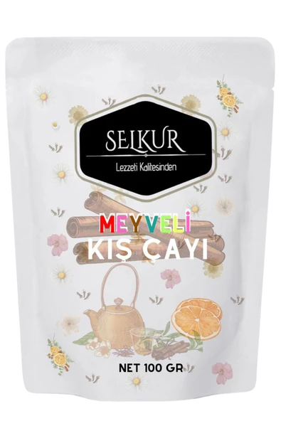 SELKUR  Atom Kış Çayı 100 gr (TROPİK AROMALI-C VİTAMİNİ DEPOSU-ZENGİN IÇERİKLİ) - 1