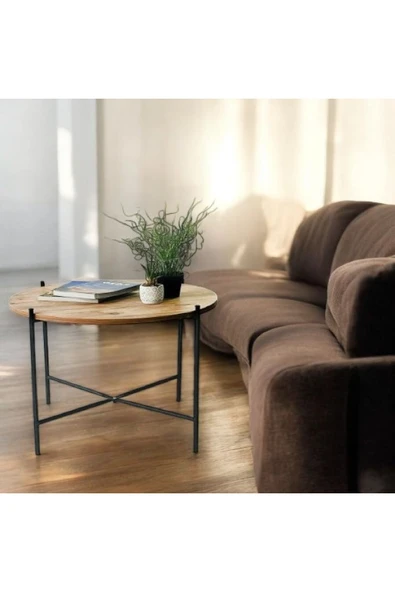 EVA İTHALAT eva orta sehpa kahve sunum - Resim 2