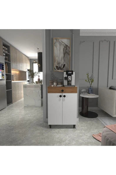 çeşme çok amaçlı dolap / mikrodalga dolabı/ mutfak dolabı / mutfak bangosu alt modül ürün görseli