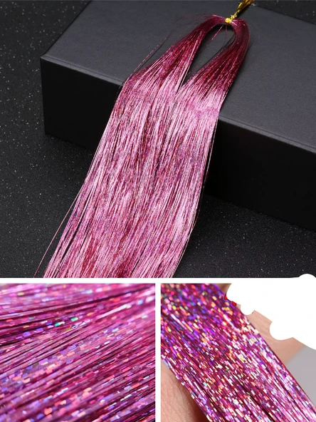 Eagenset Çapari Simi Lazer Hologram Pembe Poşet Sim 36 Metre - Resim 5