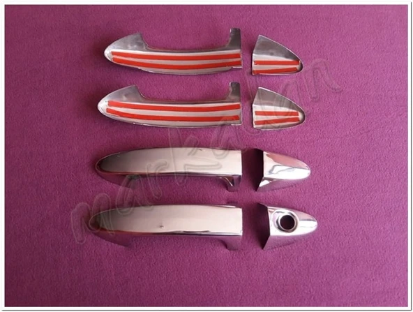 WOC Chrome Ford Ecosport Krom Kapı Kolu 2017 Sonrası 4 Kapı Paslanmaz Çelik - Resim 2