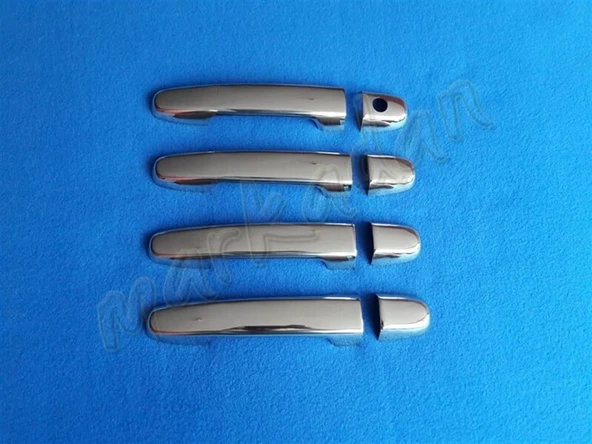 Toyota Yaris Krom Kapı Kolu 2006-2012 4 Kapı Paslanmaz Çelik ürün görseli