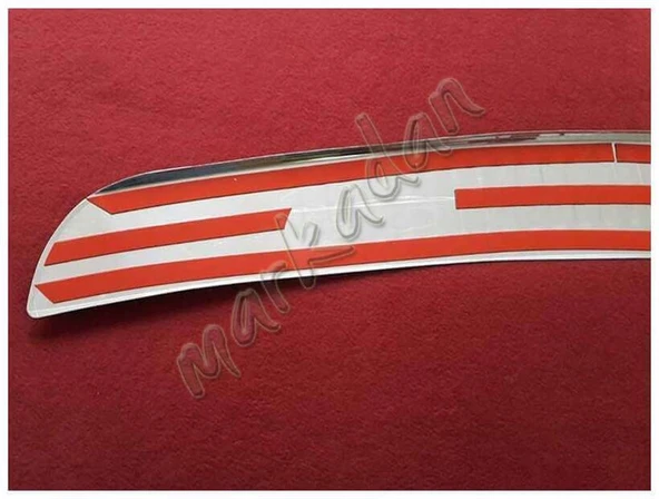 DB Chrome Dacia Lodgy Arka Tampon Eşiği 2012-2022 Paslanmaz Çelik - Resim 3