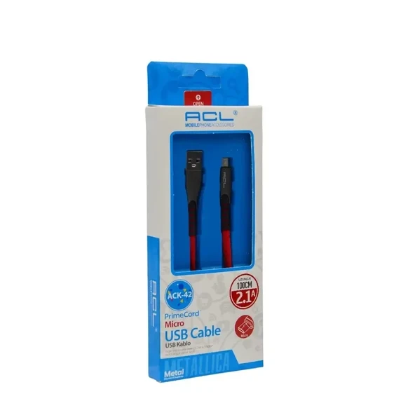 ACL ACK-42 2.4A Mikro 1mt Şarj Kablosu USB Kablo - Resim 2