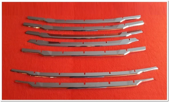 Markadan Ford Tourneo Courier Krom Ön Panjur 2018-2023 Set 7 Parça Paslanmaz Çelik ürün görseli