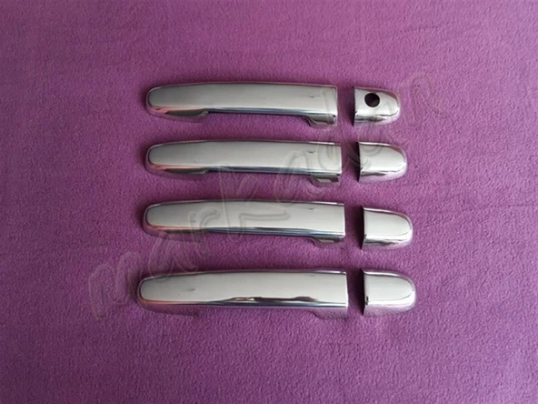 WOC Chrome Toyota Avensis Krom Kapı Kolu 2003-2008 4 Kapı Paslanmaz Çelik ürün görseli