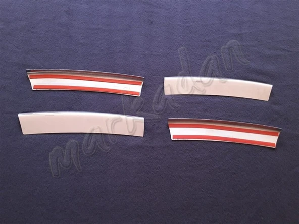 Markadan VW Golf 4 Krom Ön Panjur 1998-2004 4 Parça Paslanmaz Çelik - Resim 2