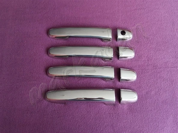 WOC Chrome Toyota Verso Krom Kapı Kolu 2002-2009 4 Kapı Paslanmaz Çelik ürün görseli