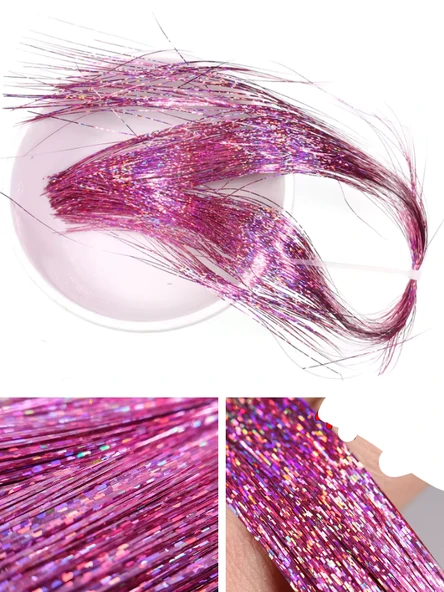 Eagenset Çapari Simi Lazer Hologram Pembe Poşet Sim 36 Metre - Resim 2