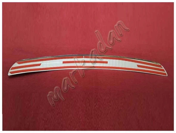 DB Chrome Dacia Lodgy Arka Tampon Eşiği 2012-2022 Paslanmaz Çelik - Resim 2