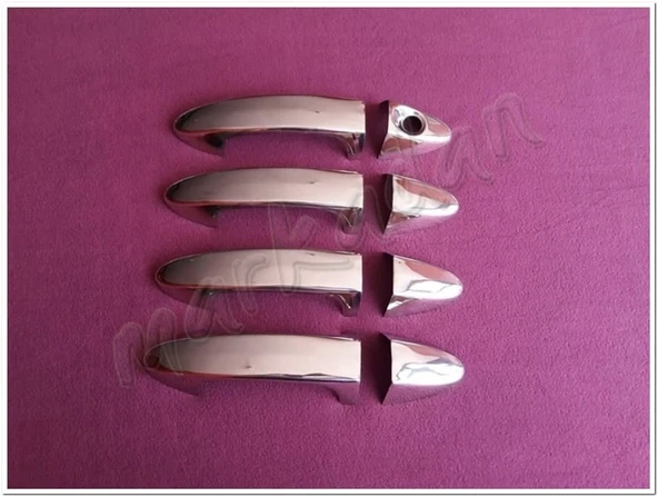 WOC Chrome Ford Ecosport Krom Kapı Kolu 2017 Sonrası 4 Kapı Paslanmaz Çelik ürün görseli