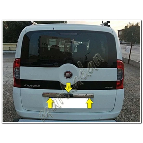 WOC Chrome Fiat Fiorino Krom Bagaj Çıtası 2008-2016 Tek Kapı Paslanmaz Çelik ürün görseli