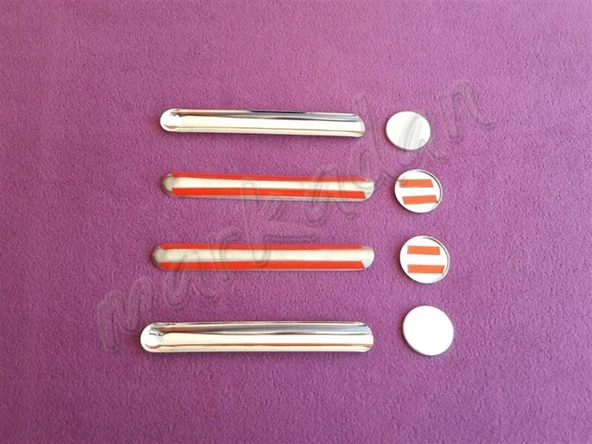 WOC Chrome Dodge Nitro Krom Kapı Kolu 2007-2012 4 Kapı Paslanmaz Çelik - Resim 2