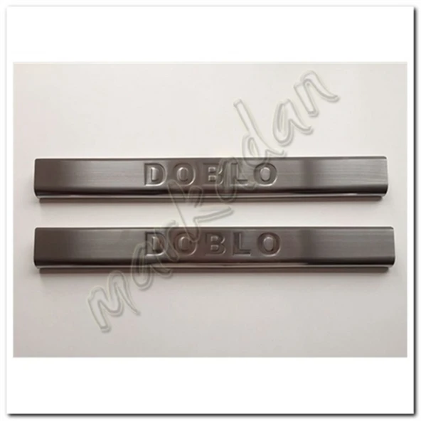 DB Chrome Fiat Doblo Krom Kapı Eşiği 2000-2012 2 Parça P.Çelik ürün görseli