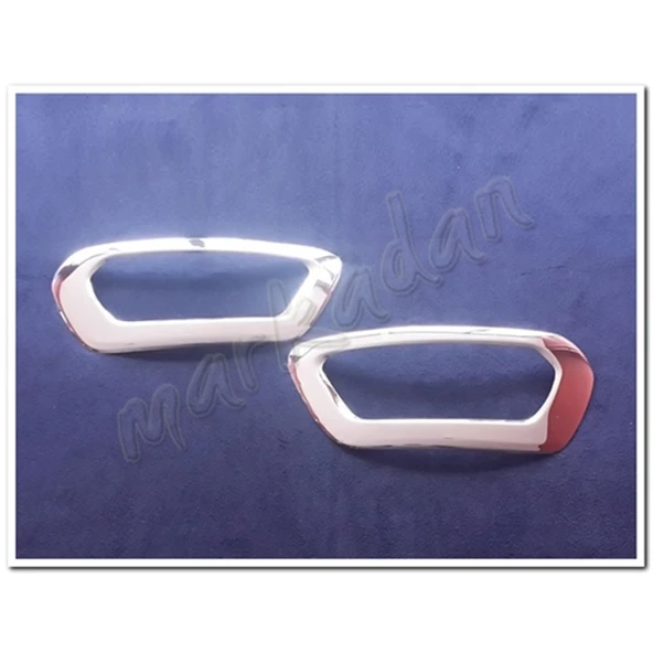 Markadan Ford Transit Krom Sis Farı Çerçevesi 2019 Sonrası 2 Parça Paslanmaz Çelik ürün görseli