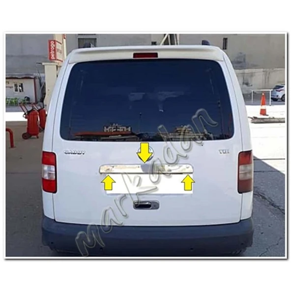 Markadan VW Caddy Krom Bagaj Çıtası 2004-2010 Tek Kapı Paslanmaz Çelik ürün görseli