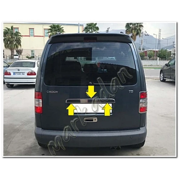 DB Chrome VW Caddy Krom Bagaj Çıtası 2004-2010 Tek Kapı P.Çelik ürün görseli