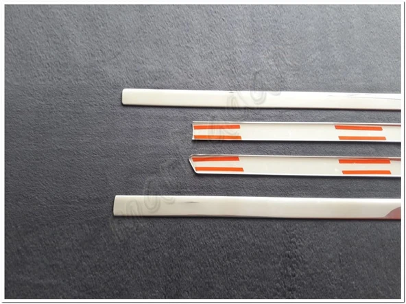 Markadan VW Passat 3B Krom Yan Kapı Çıtası 1996-2005 4 Parça Paslanmaz Çelik - Resim 4