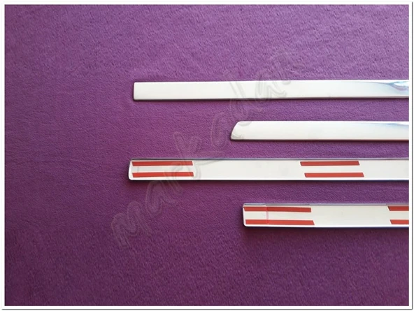 WOC Chrome Ford C-Max Krom Yan Kapı Çıtası 2003-2010 4 Parça Paslanmaz Çelik - Resim 4