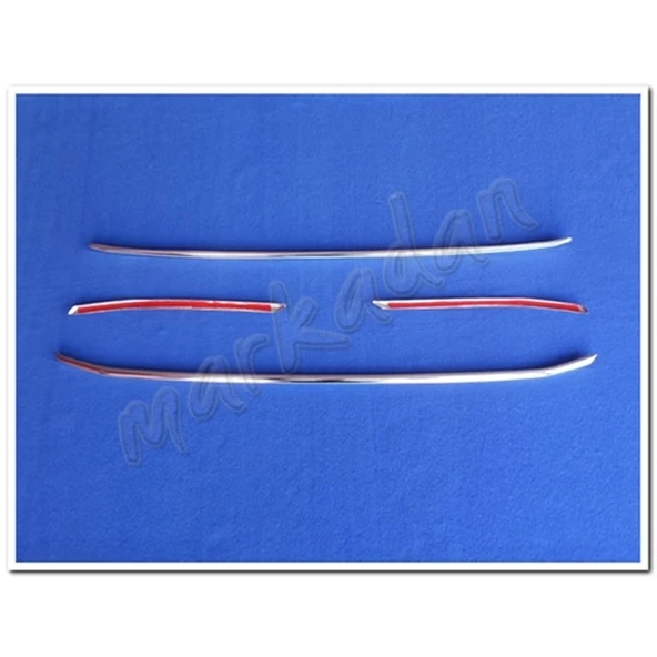 Ford Transit Krom Ön Panjur 2019 Sonrası 4 Parça Paslanmaz Çelik - Resim 2