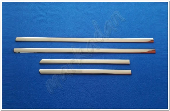 VW Bora Krom Yan Kapı Çıtası 1998-2004 4 Parça Paslanmaz Çelik ürün görseli