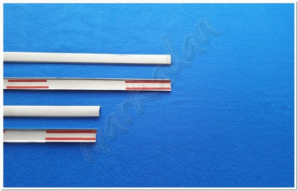 VW Bora Krom Yan Kapı Çıtası 1998-2004 4 Parça Paslanmaz Çelik - Resim 5