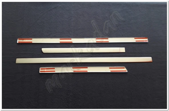 Markadan Ford Focus Krom Yan Kapı Çıtası 2005-2008 4 Parça Paslanmaz Çelik - Resim 2