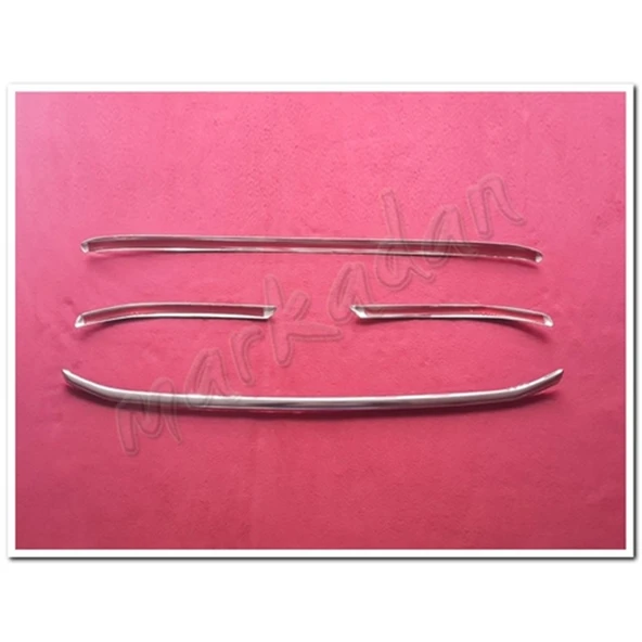 DB Chrome Ford Transit Ön Panjur Nikelajı 2019 Sonrası 4 Parça P.Çelik - Resim 2