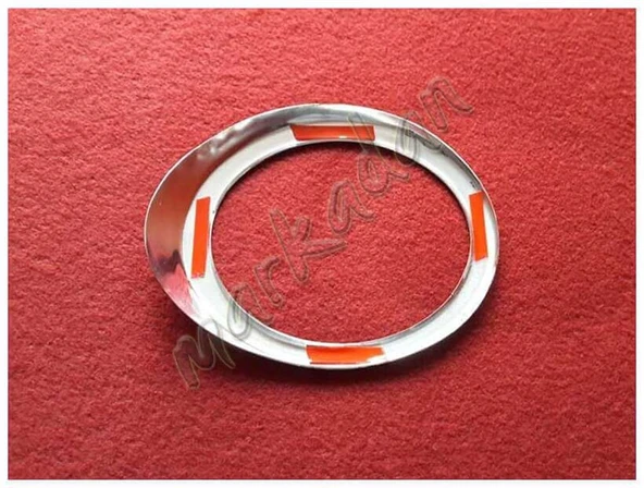 DB Chrome Fiat Doblo Sis Farı Çerçeve Nikelajı 2006-2012 2 Parça P.Çelik - Resim 4