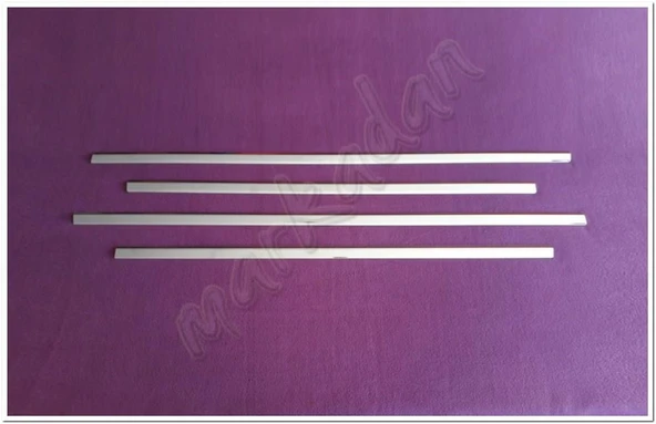 WOC Chrome Opel Astra J Sedan Krom Cam Çıtası 2010-2020 4 Parça Paslanmaz Çelik ürün görseli