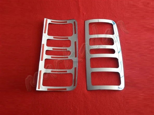 Markadan Ford Connect Krom Stop Çerçevesi 2002-2009 2 Parça Paslanmaz Çelik - Resim 2