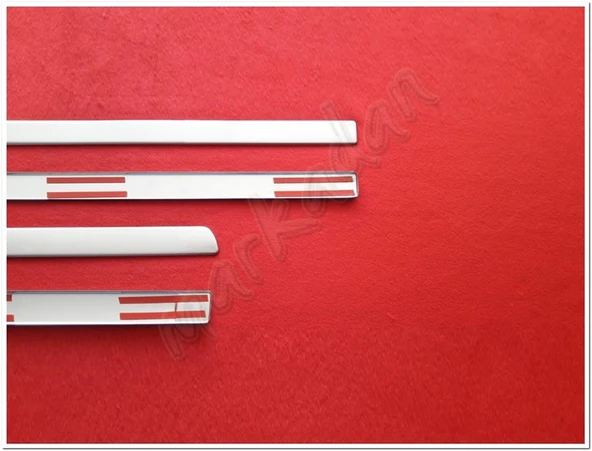 DB Chrome Ford Focus Krom Yan Kapı Çıtası 2005-2008 4 Parça P.Çelik - Resim 4