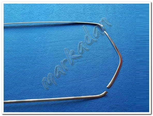 Ford Transit Krom Ön Panjur Çerçevesi 2019 Sonrası 4 Parça Paslanmaz Çelik - Resim 2