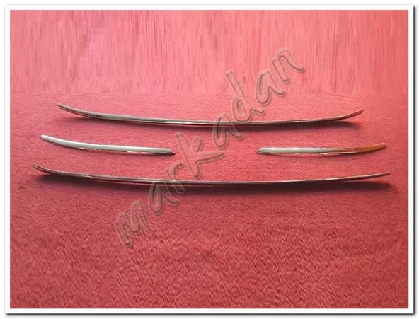 DB Chrome Ford Transit Ön Panjur Nikelajı 2019 Sonrası 4 Parça P.Çelik - Resim 3